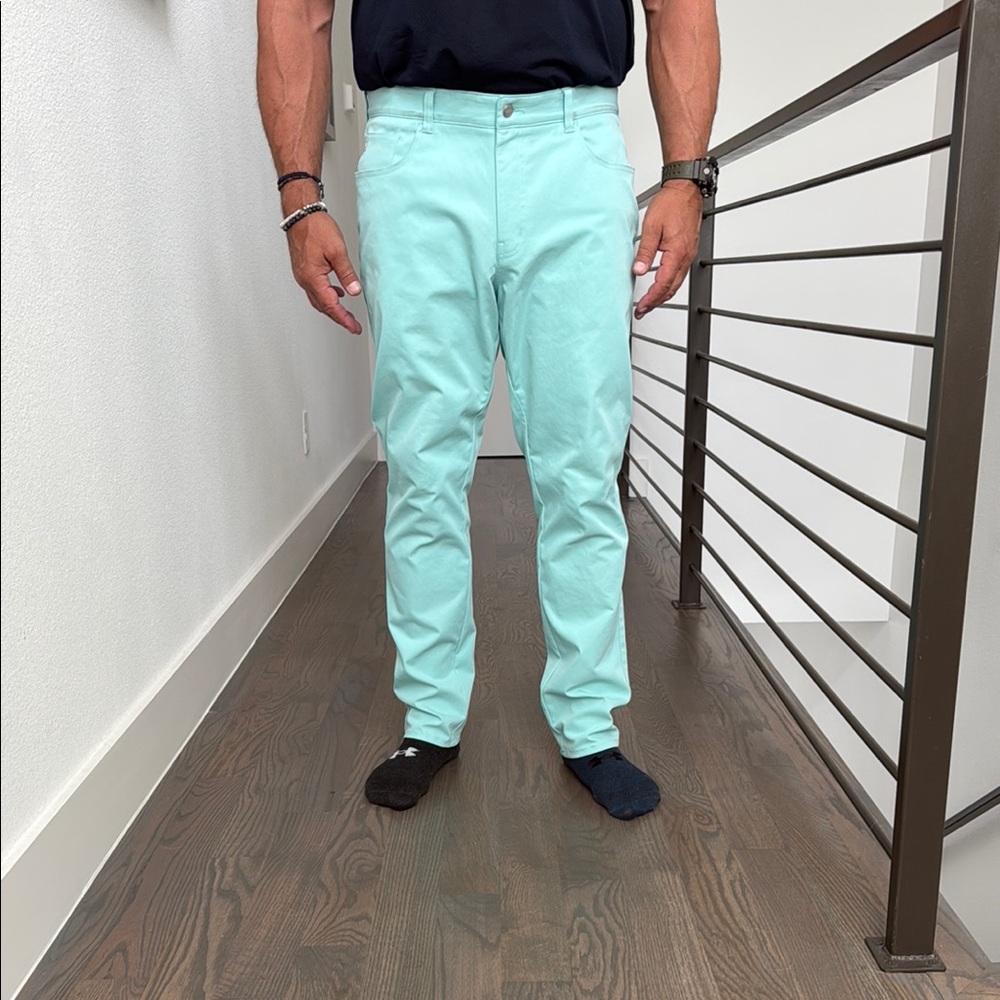 Peter Millar Green Chinos Crisp Cotton Khakis